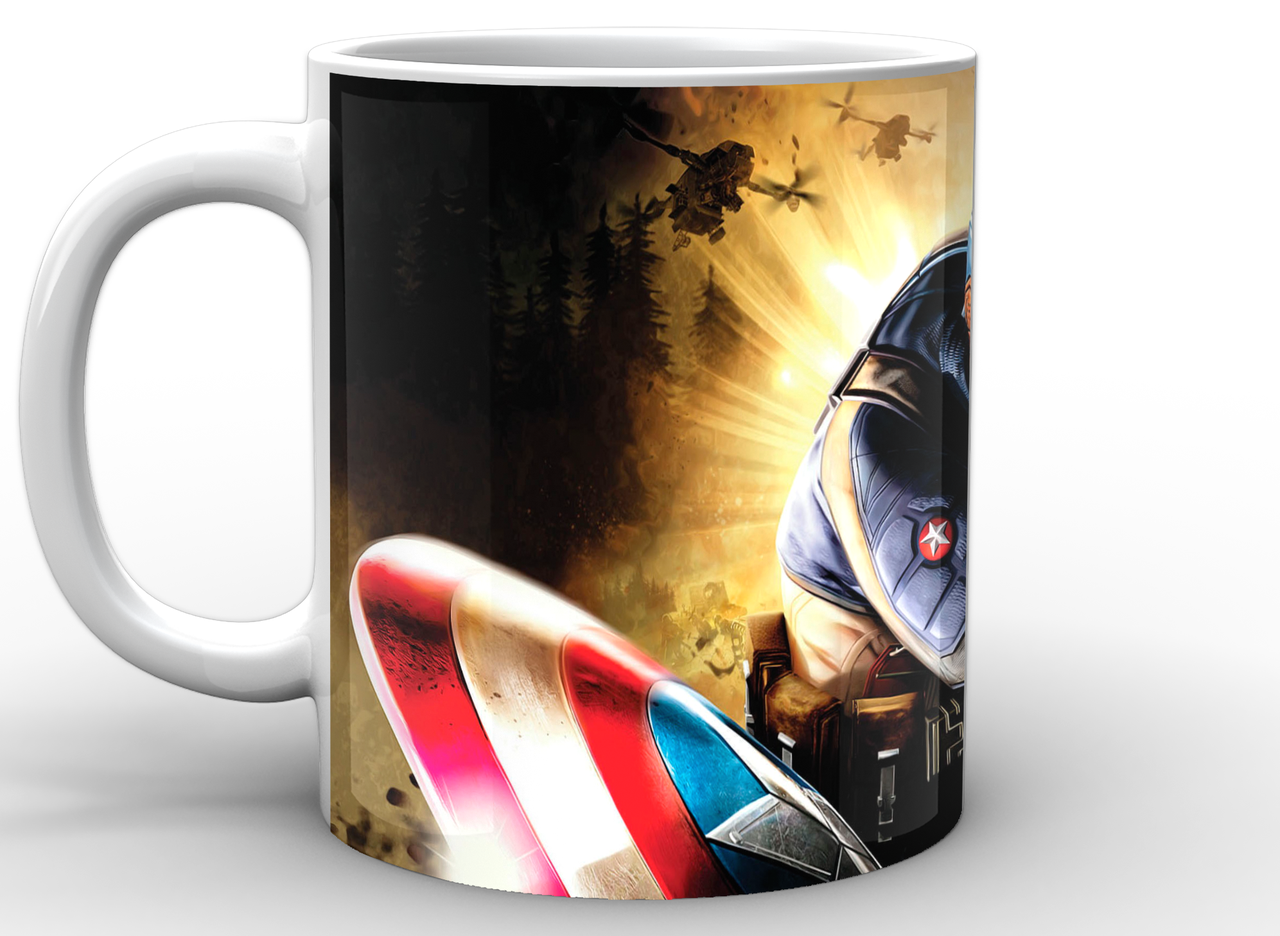 Чашка GeekLand Captain America щит (CA.02.059) - фото 3