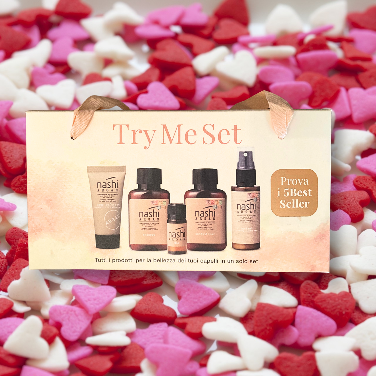 ᐉ Уход за волосами Nashi Argan подарочный бокс 5 предметов