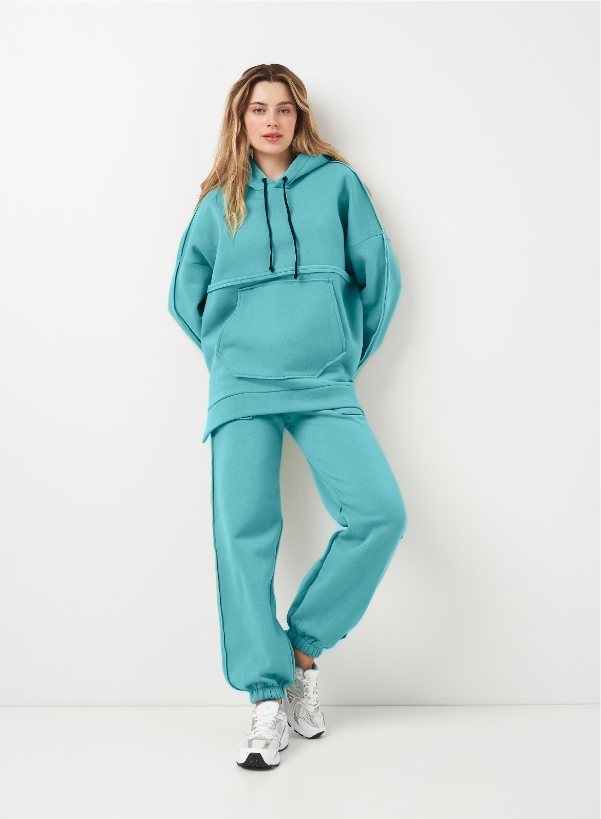 Спортивный костюм утепленный Вилена женский р. 56 Голубой (2288073103)