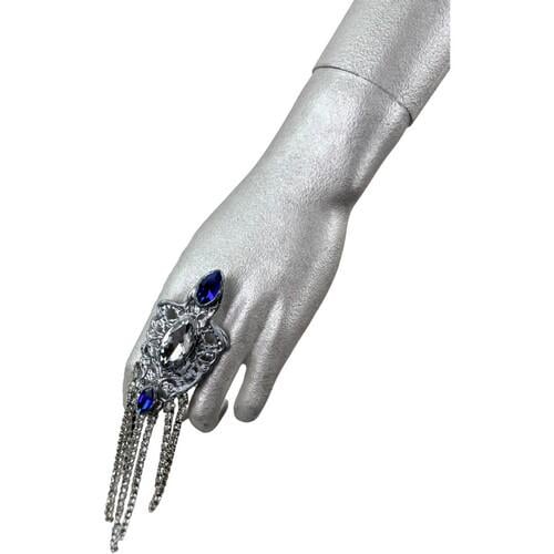 Кольцо Seta Decor Snow Gala Queen с подвесками (25-678SL-BL)