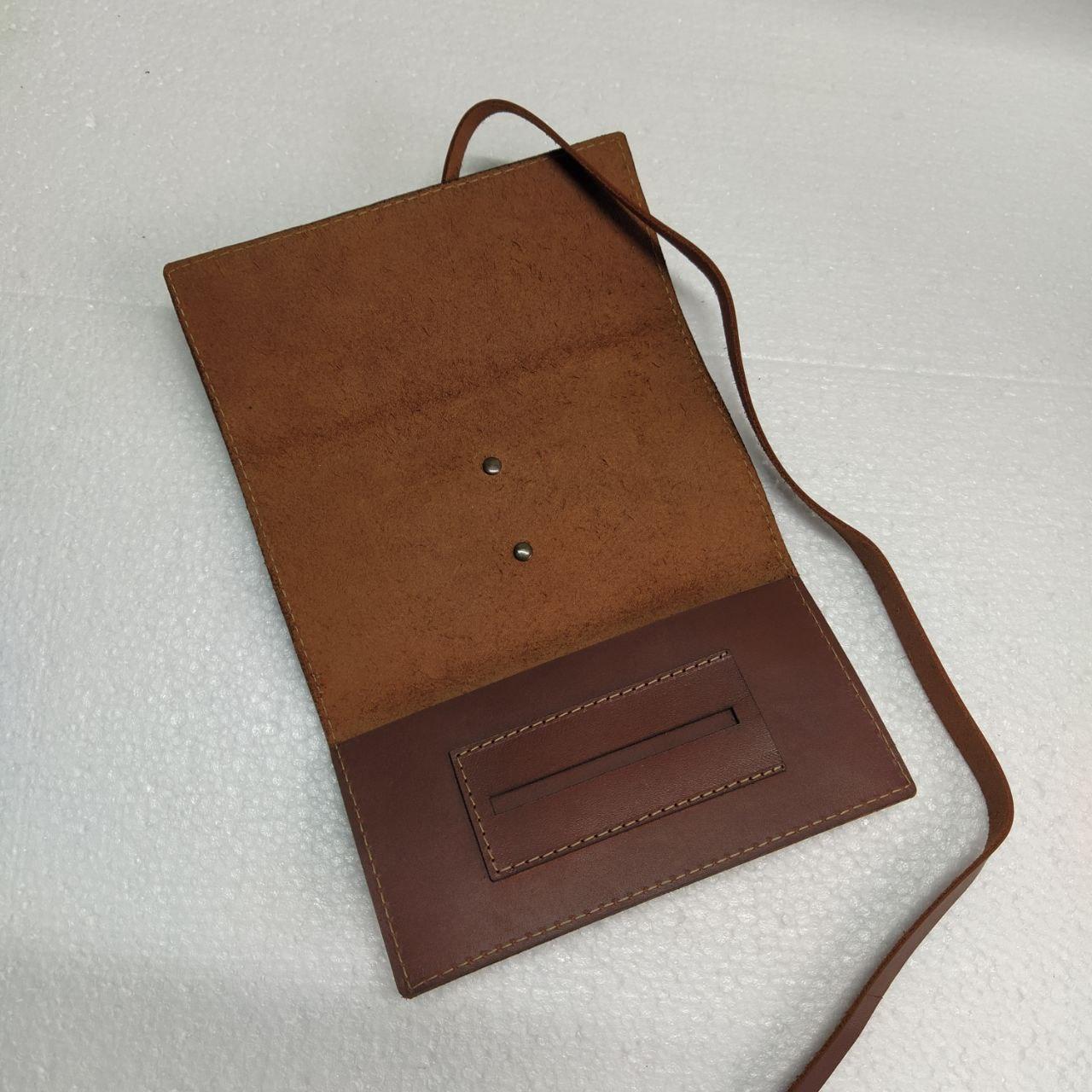 Кісет шкіряний EDENA Коричневий (К-1) - фото 2