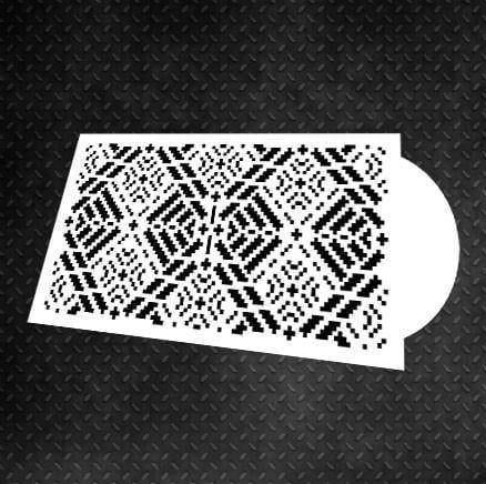 Трафарет многоразовый DFA Кондитерские 6 из пищевого пластика для штукатурки и краски (X00036)