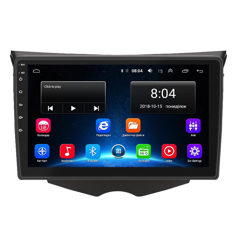 Магнитола штатная Lesko 9" для Hyundai Veloster I Restyiling 2015-2017 2/32Gb Wi-Fi GPS Base