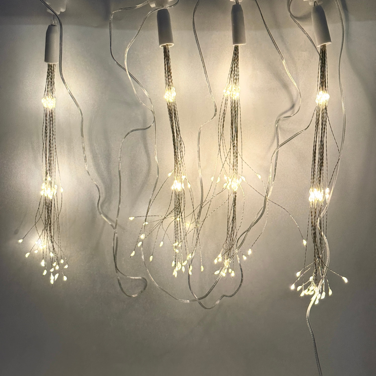 Гирлянда уличная светодиодная Сказочные огни на солнечной батарее с дистанционным управлением (HA-83)