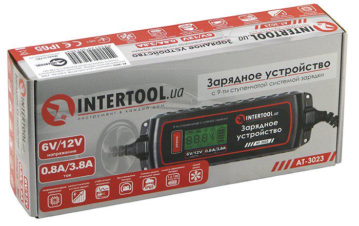 Зарядное устройство Intertool AT-3023 6-12V 3,8А