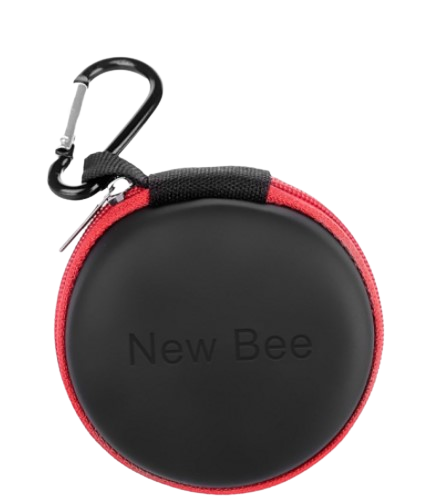 Чехол для Bluetooth гарнитуры New Bee Black/Red (11335601)