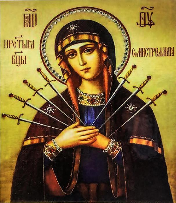 Набор алмазной вышивки на подрамнике Семистрельная 30x40 см (АЛП-472)