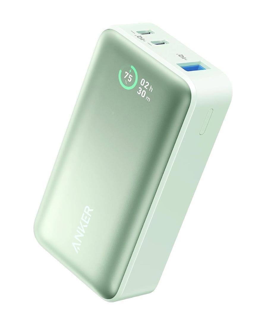 Повербанк Anker 533 Nano 10000 mAh USB-C PD 30W Max Green (2469575351)