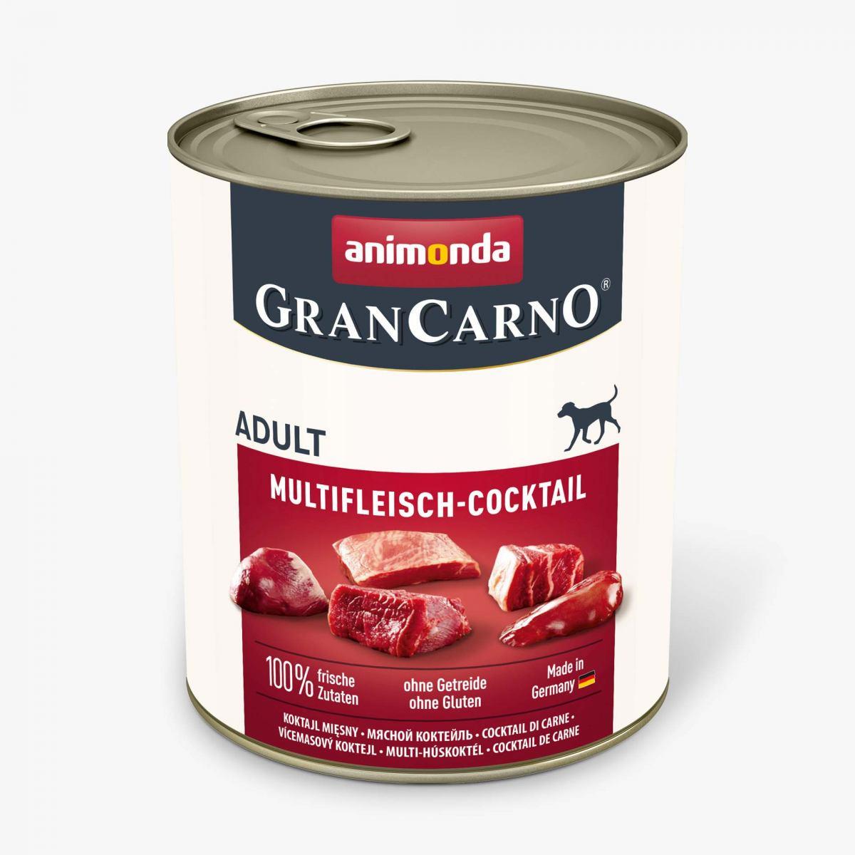 Корм влажный для собак Animonda GranCarno Multi Meat Cocktail 800 г (1830807797)