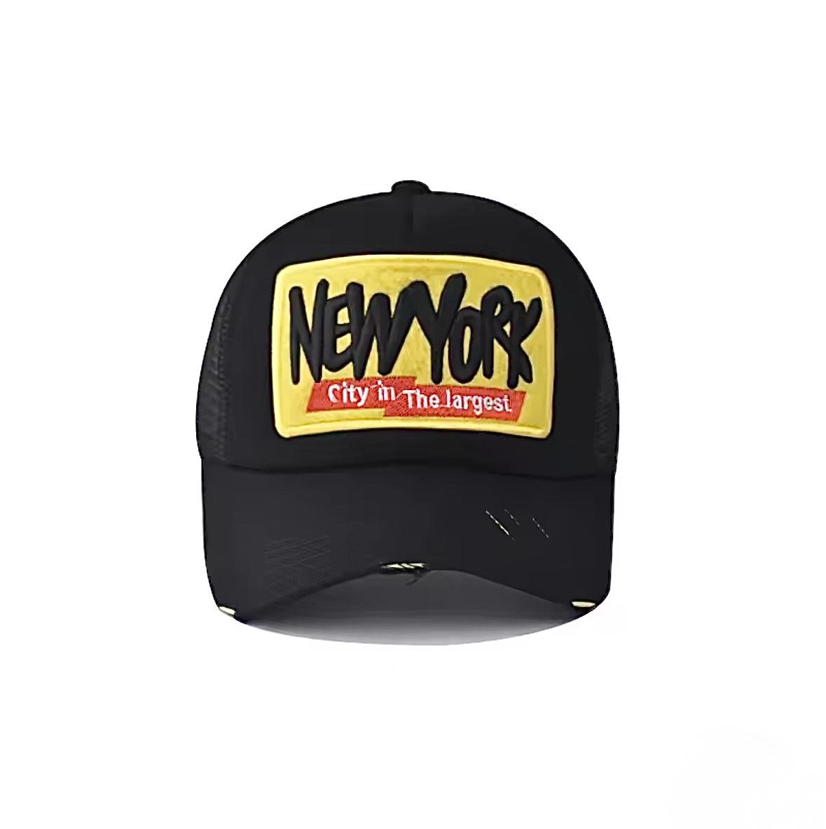 Кепка Wuke тракер логотип New York Нью-Йорк з сіточкою унісекс one size Червоний - фото 2 Кепка Wuke тракер логотип New York Нью-Йорк з сіточкою унісекс one size Червоний - фото 2