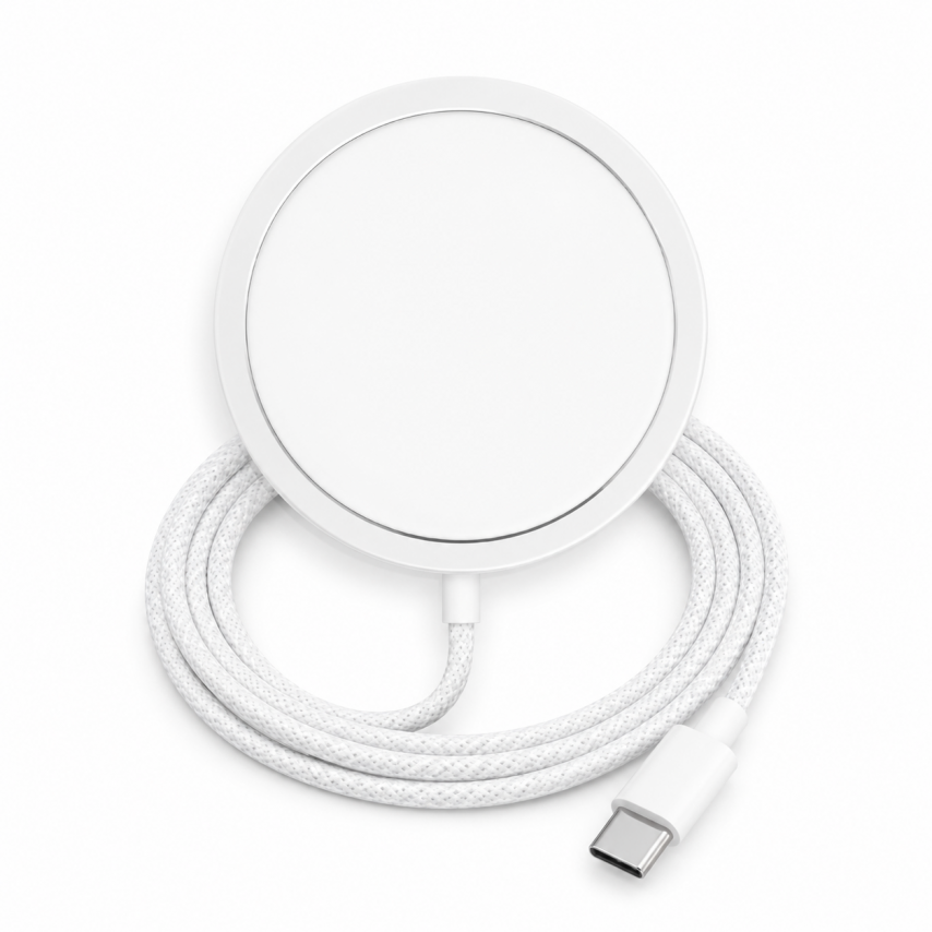 Зарядное устройство для беспроводной связи WALKER WH-55 15W MagSafe White