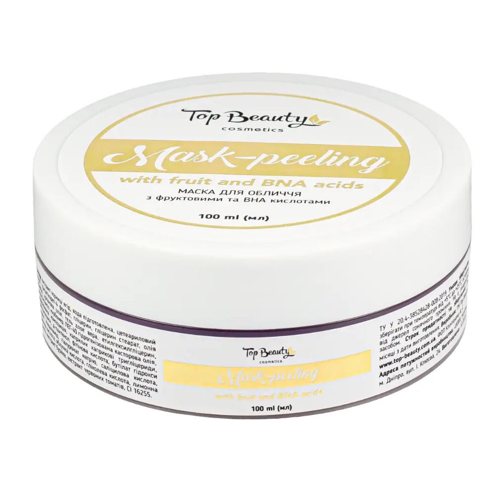 Маска для лица Top Beauty Mask-peeling с фруктовыми и ВНА кислотами 100 мл (2118152073) - фото 1