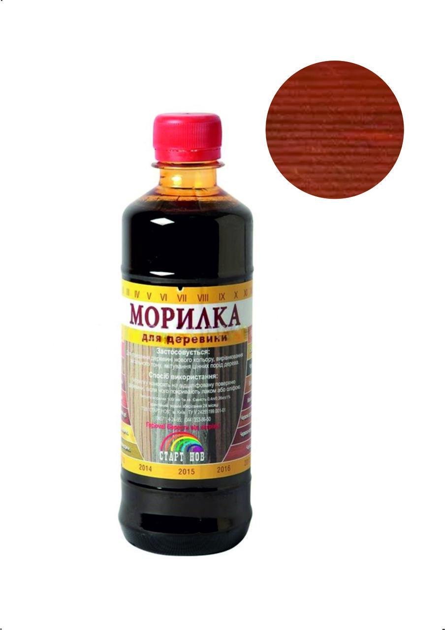 Морилка для дерева СТАРТ НОВ спиртова 0,4 л Червоно-коричневий (28716175) - фото 1 Морилка для дерева СТАРТ НОВ спиртова 0,4 л Червоно-коричневий (28716175) - фото 1