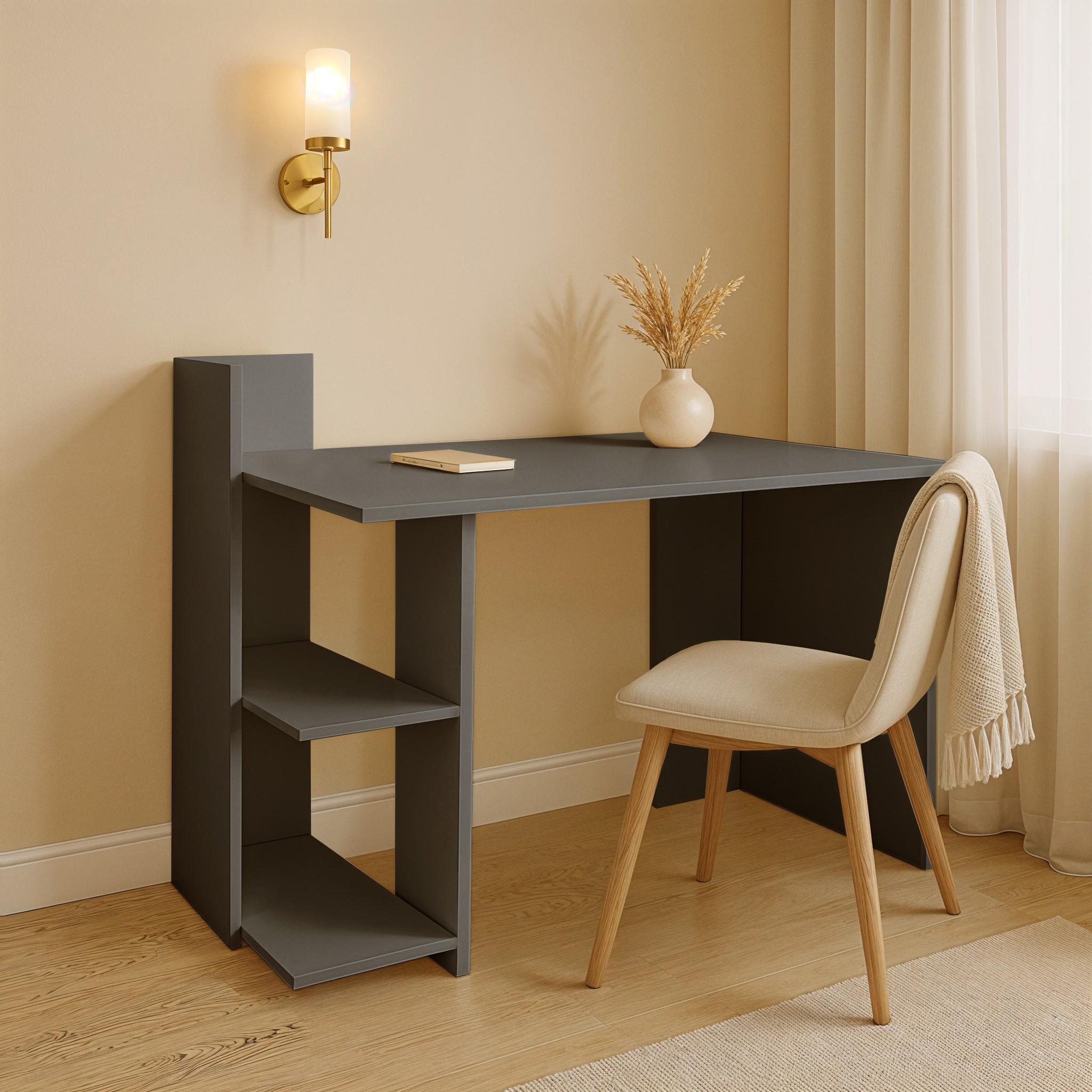 Письменный стол с полками Modern 1116х516х750 мм Антрацит