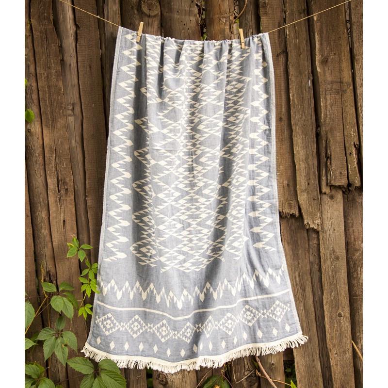 Полотенце Barine Pestemal Kilim 90х160 Denim (2000022078993) Полотенце Barine Pestemal Kilim 90х160 Denim (2000022078993)