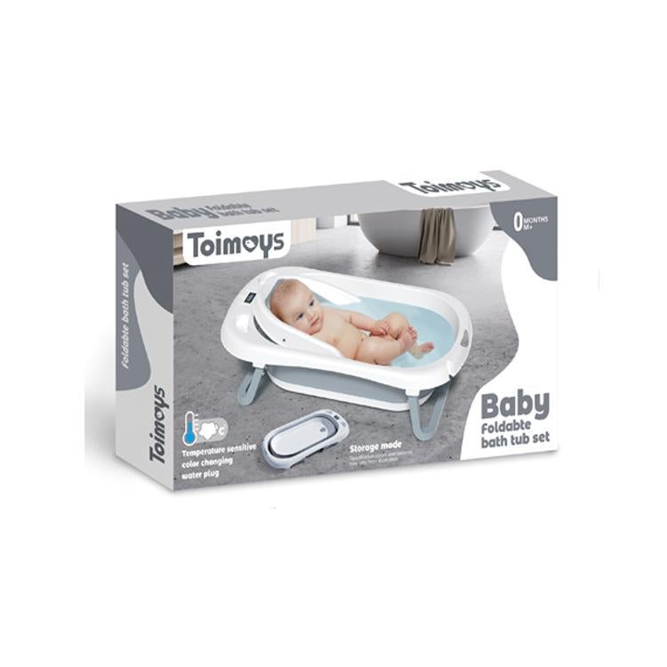 Детская складная ванночка и горка ToiMoys Baby Серый