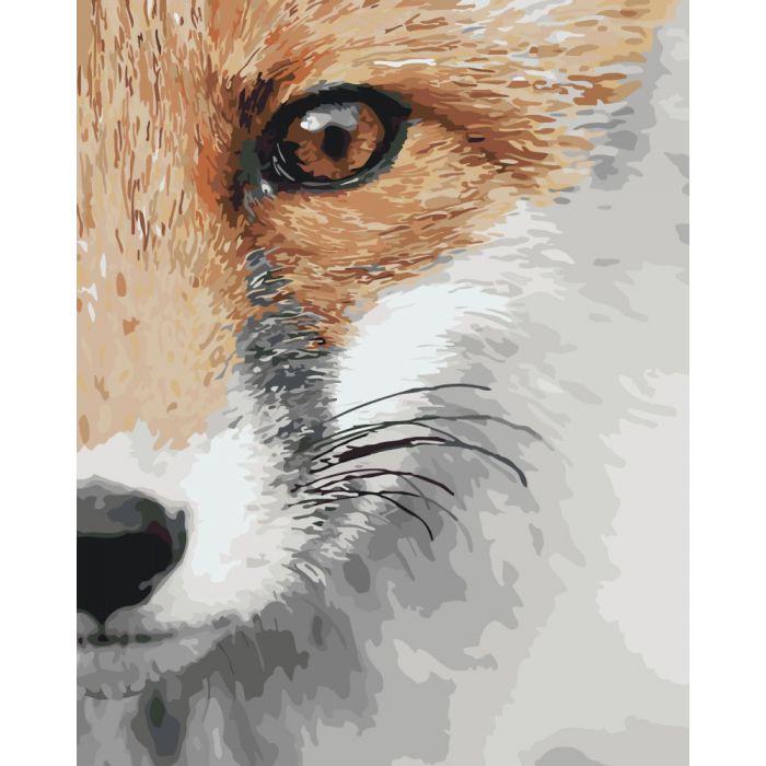 Картина по номерам Ідейка Хитрый зверь 40х50 см (KHO4065)