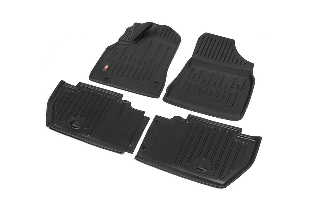 Коврики автомобильные Stingray 3D для Peugeot Partner Tepee 2008-2018 г полиуретан 4 шт. (86356)