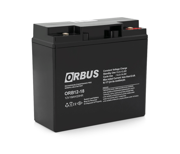 Акумуляторна батарея ORBUS ORB1218 AGM 12V 18 Ah (2021583431)