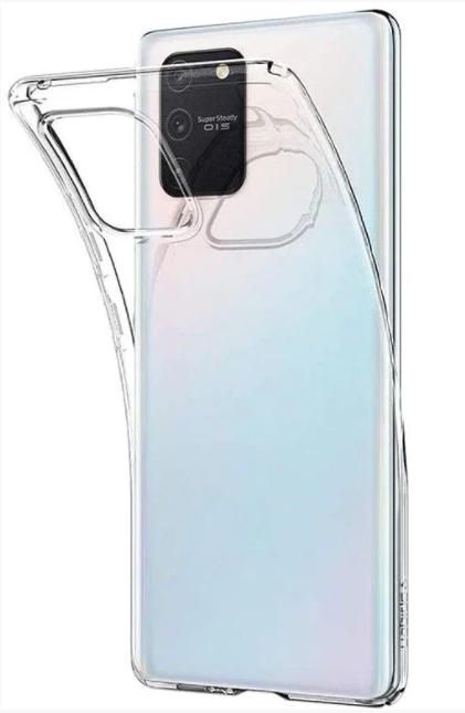 Чохол Silicone Case WS Samsung S10 Lite (G770) Прозрачный - фото 1