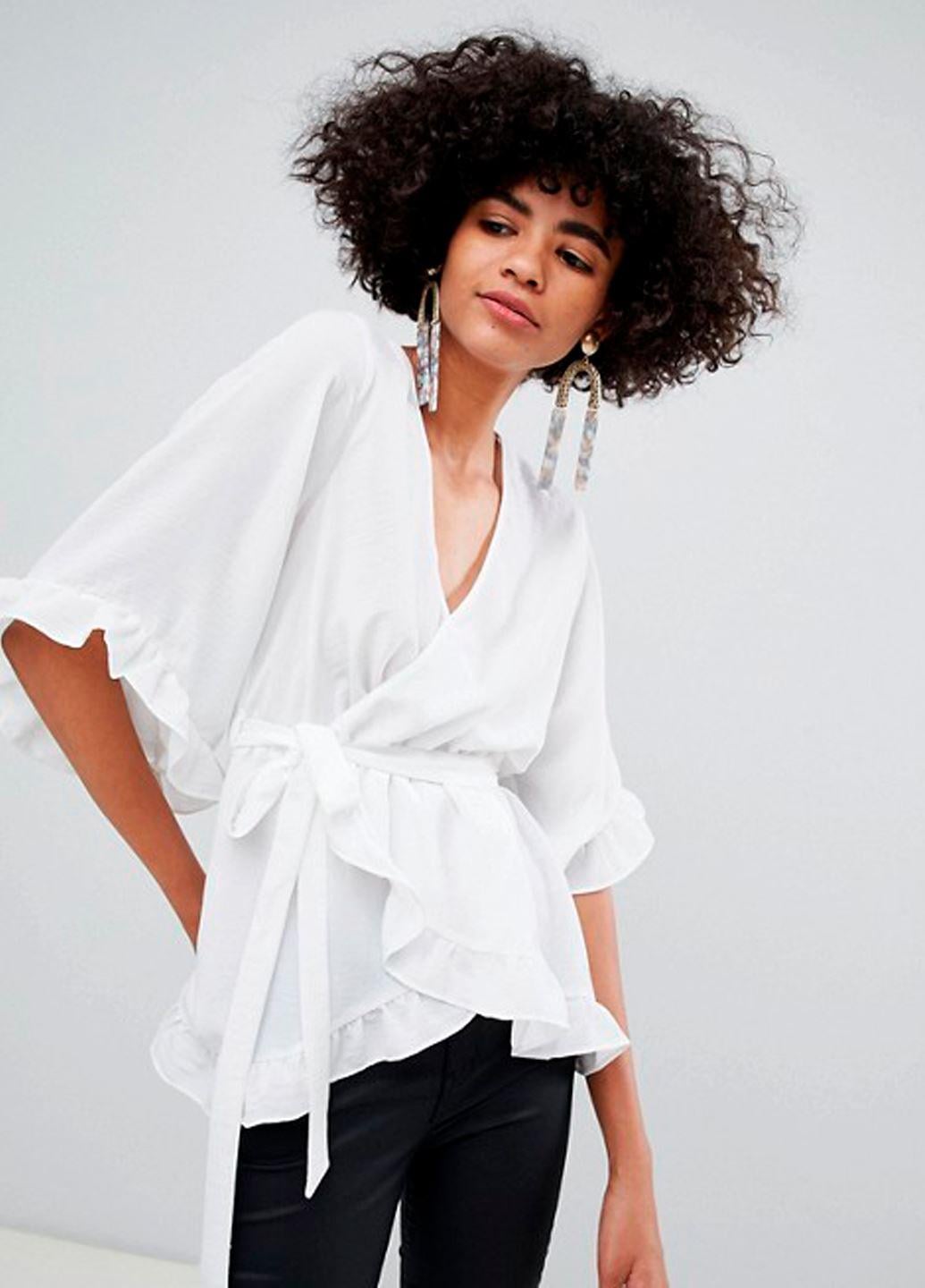 Блузка женская River Island XL Белый (STK002928-01)