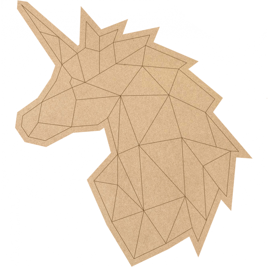 Основа для декорирования панно-мозаика Rosa Talent Единорог 2 МДФ 40х45 см (4823098528685)