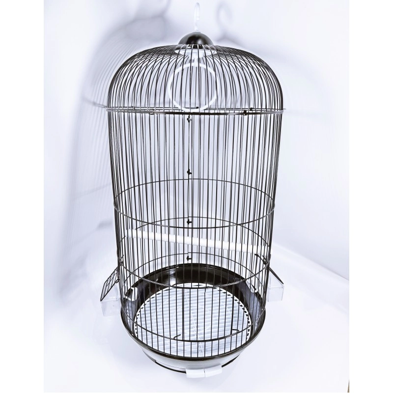 Клітка для птахів A309D емаль 33х67 см Чорний (395black)