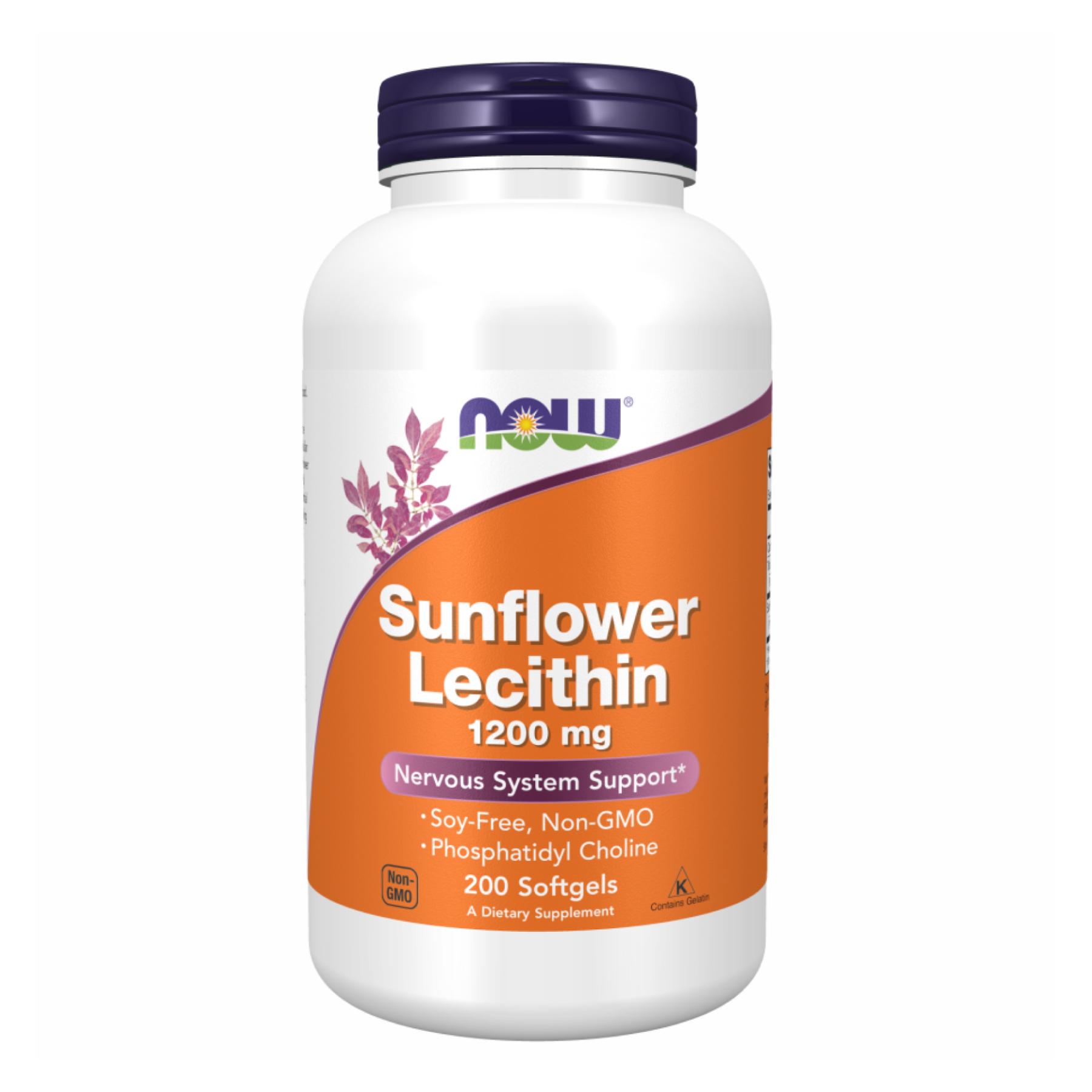 Натуральная добавка Sunflower Lecithin 1200 mg 200 sgels (2022-10-1324)