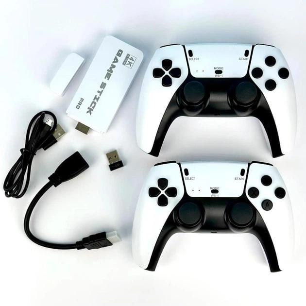 Игровая приставка Game Stick M15 HDMI 64 ГБ 128 МБ USB для ТВ с джойстиками и ретро-играми