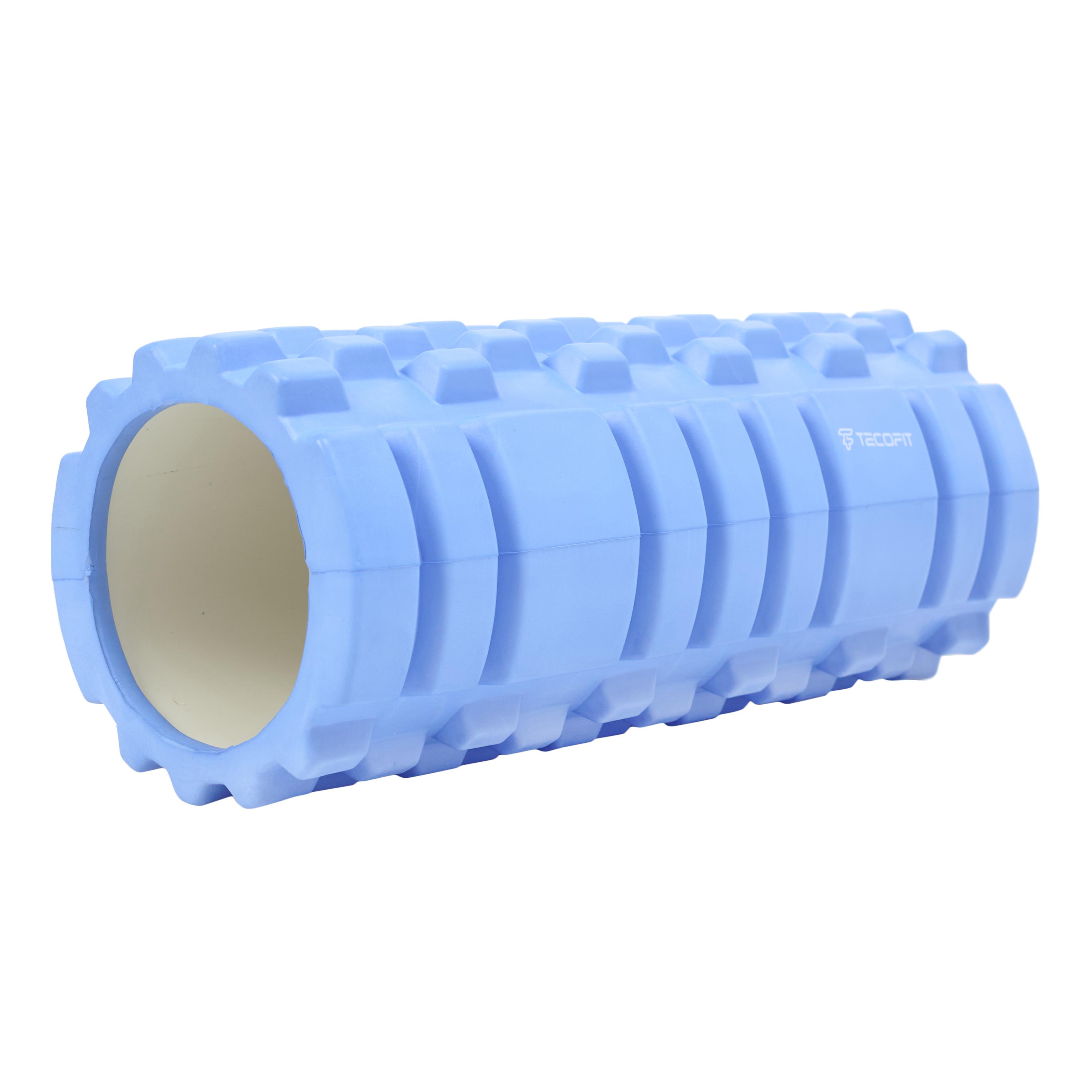 Массажный ролик TECOFIT Foam roller Голубой (TOP18013781)