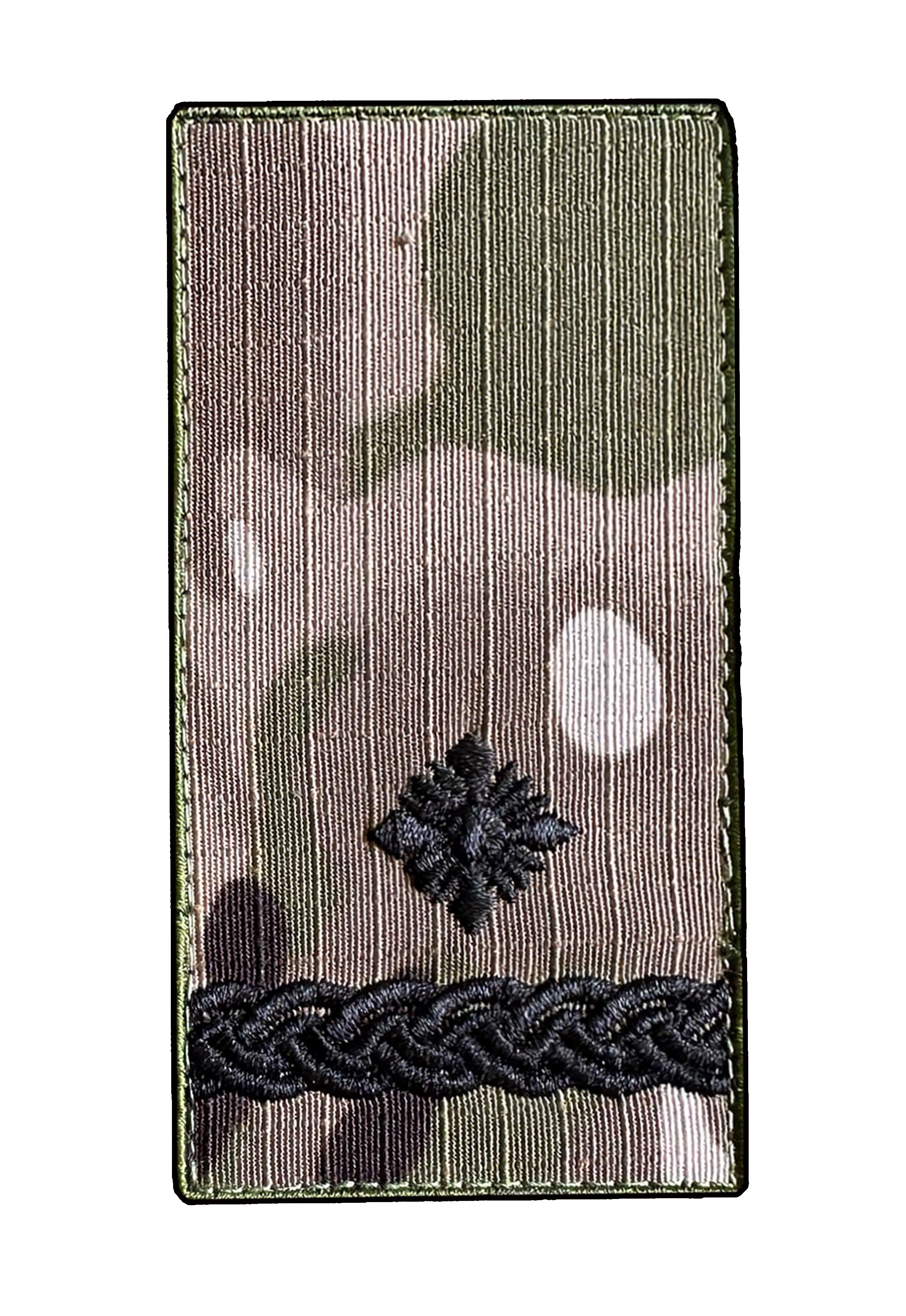 Шеврон-погон вышитый Майор ВСУ на липучке Мультикам (POGONMAYIIOR2)