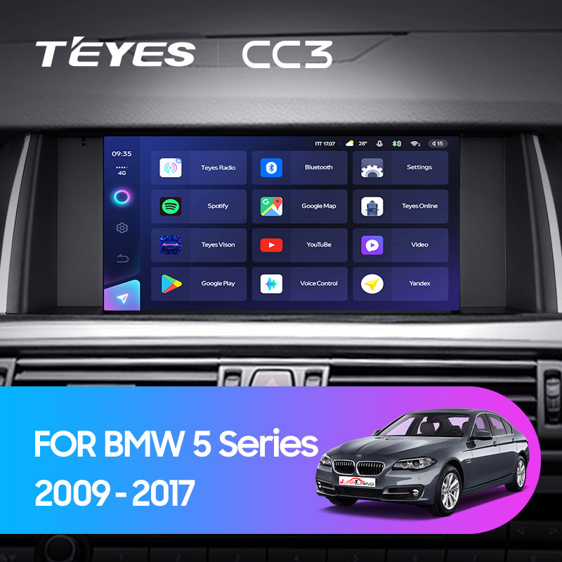 Автомагнітола штатна Teyes CC3 360° для BMW 5 Series F10 F11 2009-2017 Android (1657686859) - фото 3