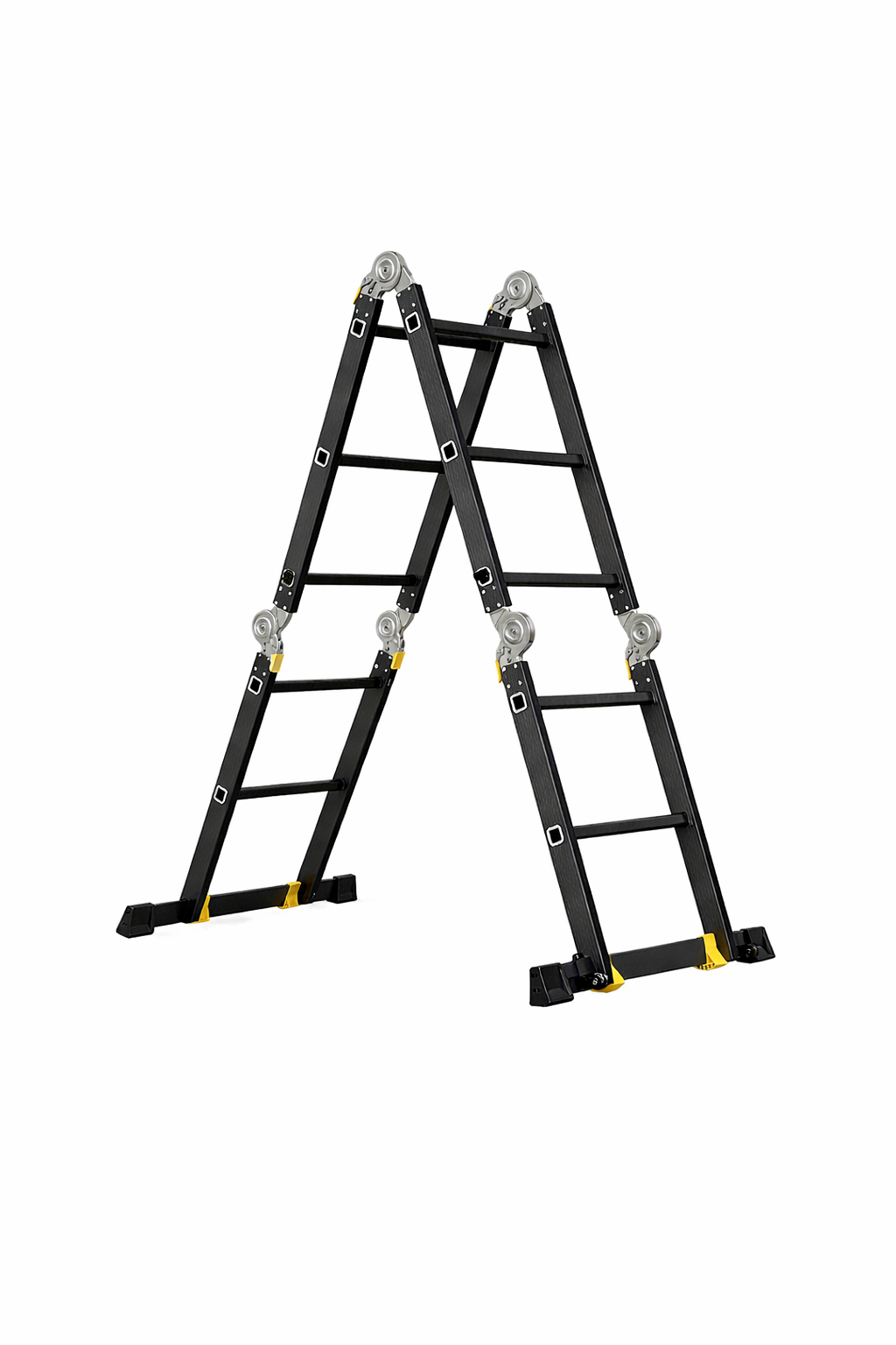 Драбина трансформер алюмінієва 4х5 сходинки велика петля Чорний (000000584)