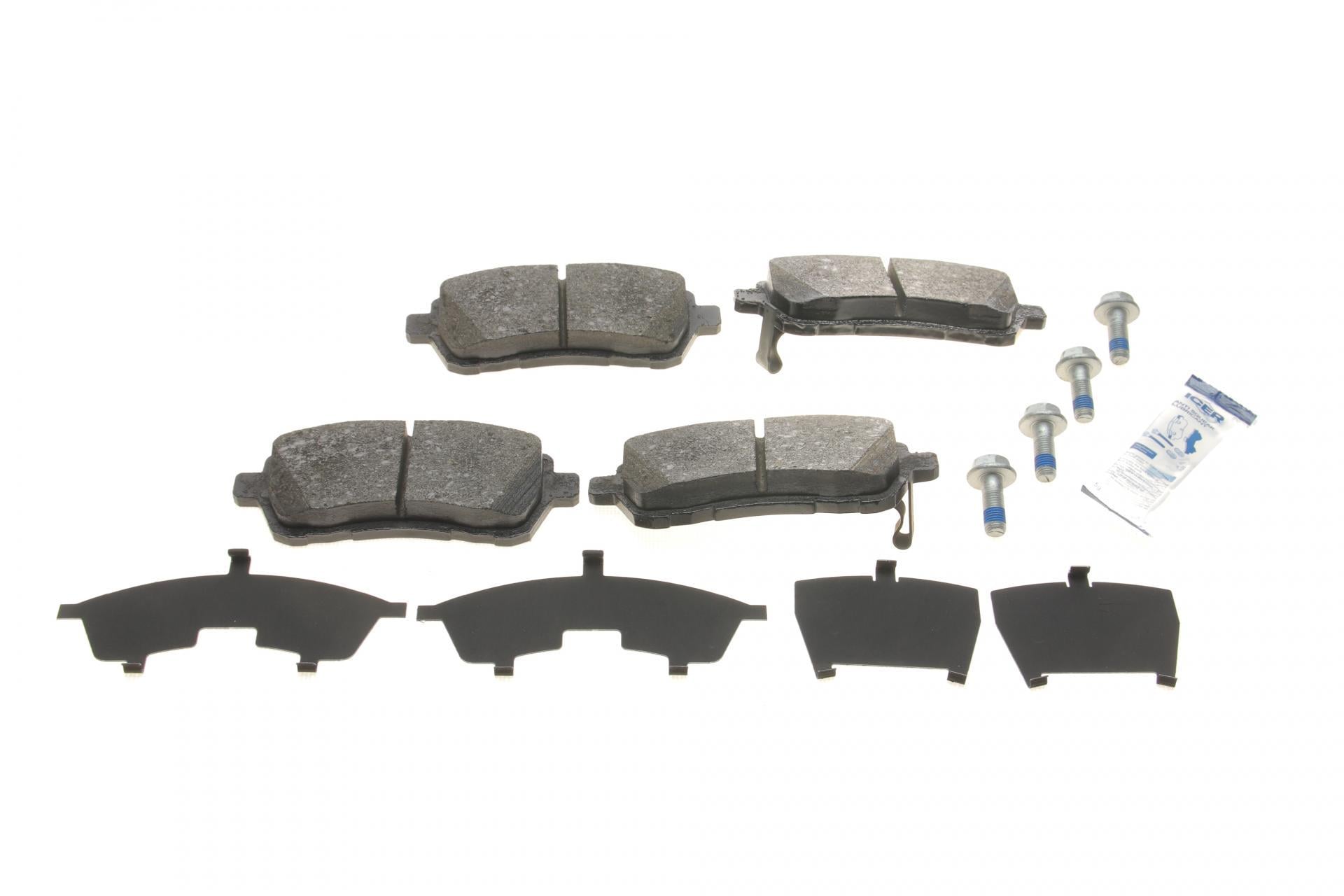 Колодки гальмівні передні ICER Ford Fiesta VI 08-/Mazda 2 07-15/Subaru Justy 07- (181881 ICER)