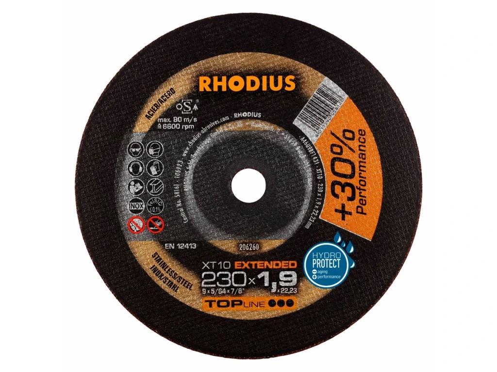 Круг відрізний TopLine Rhodius XT10 EXTENDED 230x1,9x22,23 мм
