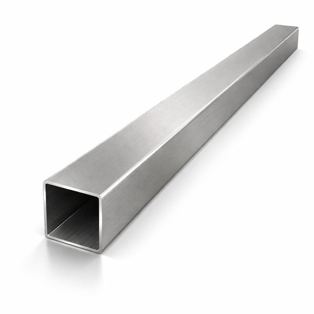 Труба профильная нержавеющая 100х100х2 мм матовая AISI 304 2 м (871825541)