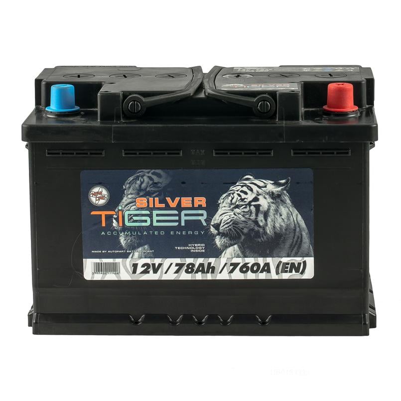 Акумулятор Tiger 78 Аh/12V Silver (AFS078-S00)