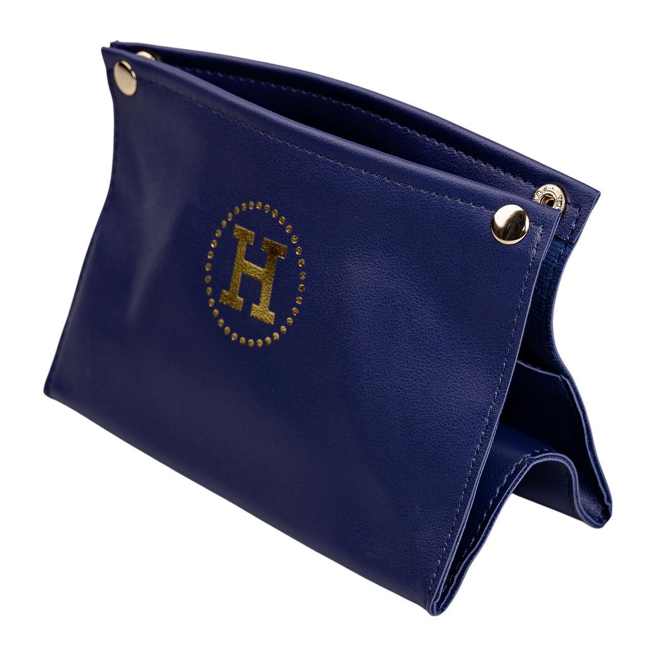 Салфетница из экокожи автомобильный HP-3-213BL 20х7,5х11,5 см Синий (A-033511) - фото 2