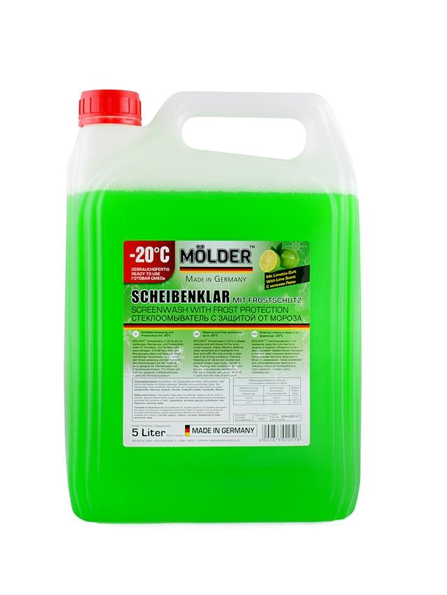 Стеклоомыватель зимний Molder LIME -20°С 5 л (SCH-20C-51)