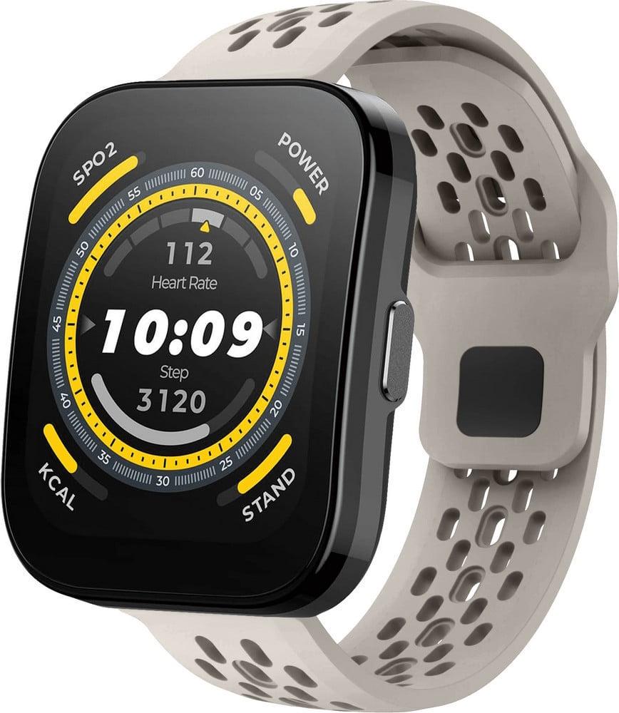 Ремінець силіконовий Liveunic для Amazfit Bip 5 Beige (41957-34)