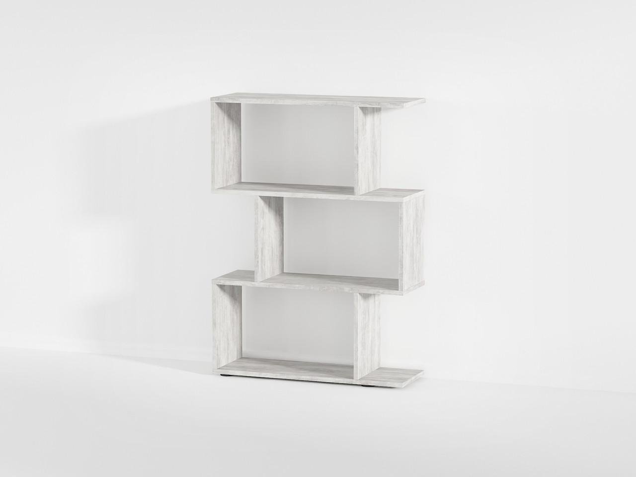 Cтелаж-полка для книг Moreli Lova 700x974x238 мм Бетон (id27-0000-74-beton)