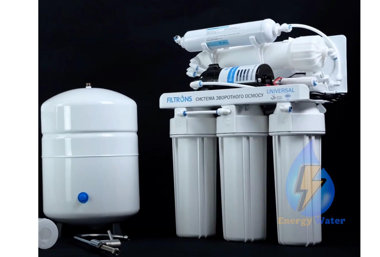 Фільтр для води зворотний осмос 5-ступінчастий Filtrons Universal з помпою - фото 3