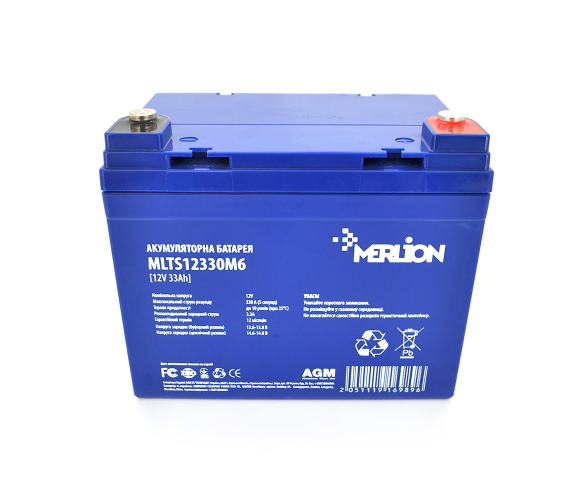 Акумулятор мультигелевий Marlion Euro AGM MLTS12330M6 12 V 33 Ah (12138314) - фото 2 Акумулятор мультигелевий Marlion Euro AGM MLTS12330M6 12 V 33 Ah (12138314) - фото 2