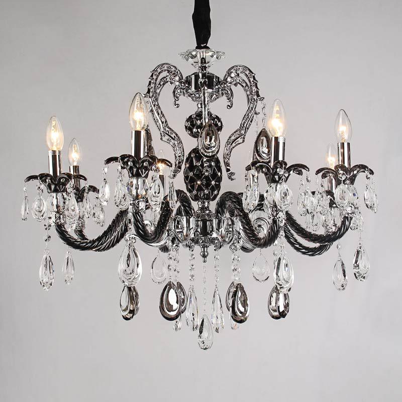 Люстра Light House ES-15545/8 подвесная свечи Черный (9315)