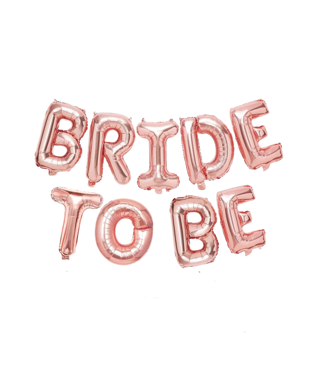 Воздушные шарики фольгированные Bride to be Розовое золото (01)