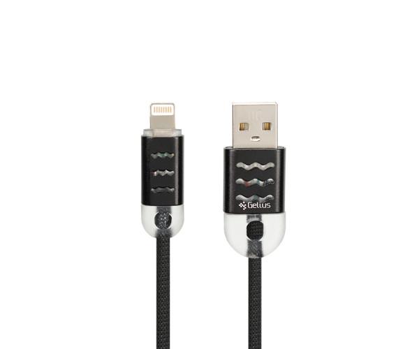 Кабель-USB Gelius Pro Wave Lightning 1,5 A 1 м Black