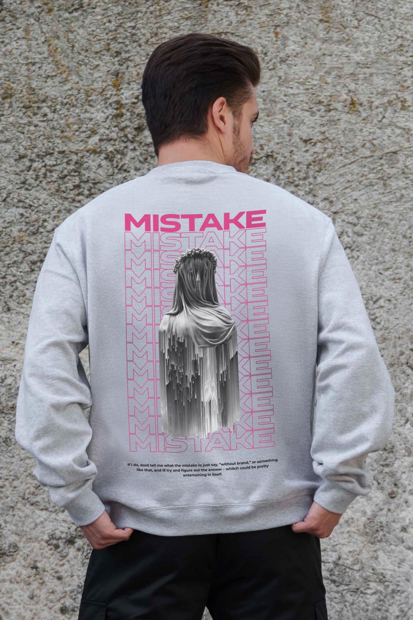 Свитшот оверсайз Mistake L/XL Grey (L/XL8055740)