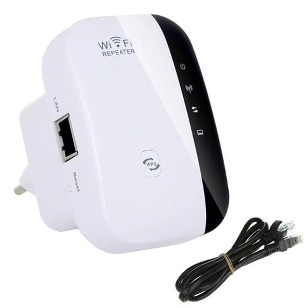 Репітер бездротовий WI-FI 2,4 ГГц сигналу Білий (22115372)