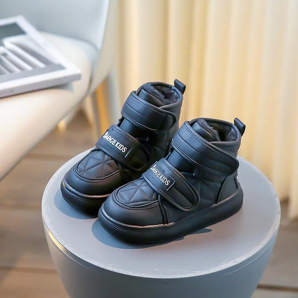 Ботинки детские с экомехом и липучками р. 32 Черный (MH00004-3) - фото 2 Ботинки детские с экомехом и липучками р. 32 Черный (MH00004-3) - фото 2