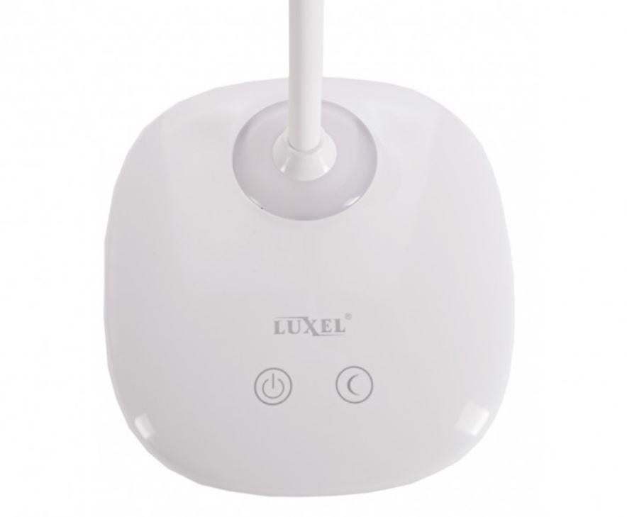 Світильник настільний Luxel світлодіодний 6W IP20 Білий (TL-04W) - фото 2 Світильник настільний Luxel світлодіодний 6W IP20 Білий (TL-04W) - фото 2